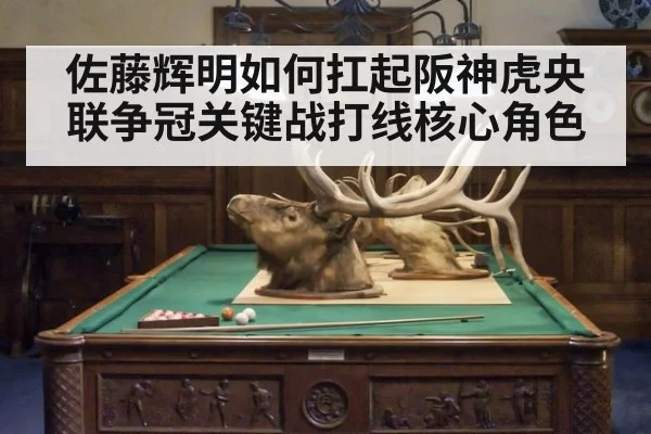 佐藤辉明如何扛起阪神虎央联争冠关键战打线核心角色